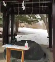 月寒神社の手水舎