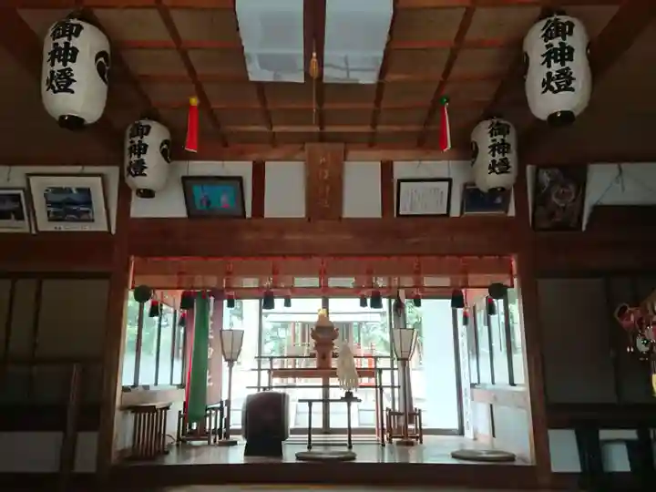 川俣神社の本殿・本堂
