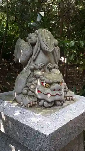 立田阿蘇三宮神社の狛犬