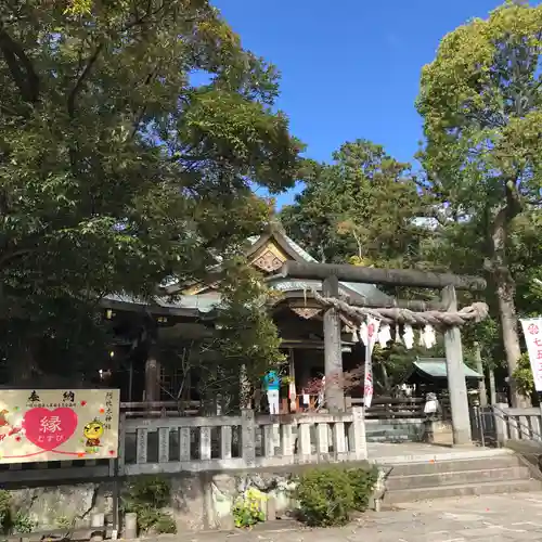 阿比太神社の鳥居