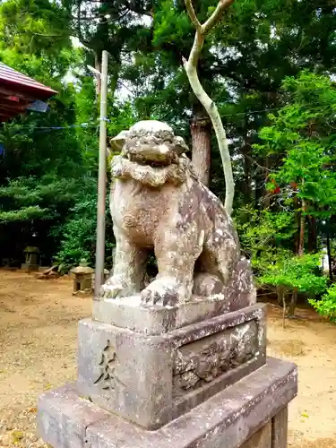 椿ノ海　水神社の狛犬