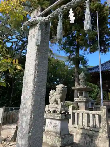 福良八幡神社の狛犬