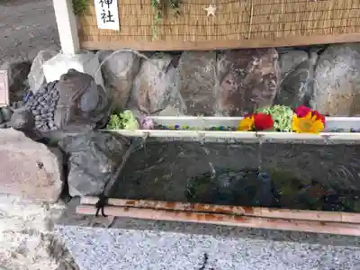 星置神社の手水舎