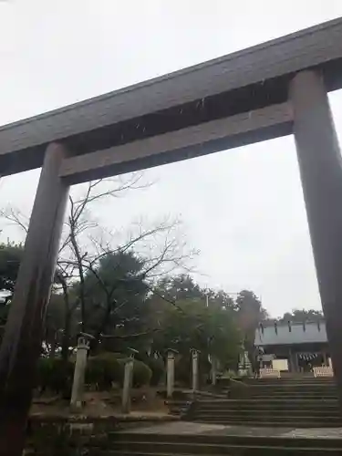 開成山大神宮の鳥居