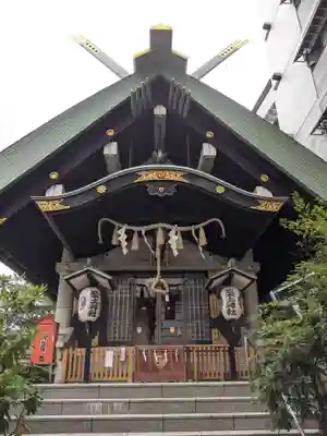築土神社の本殿・本堂