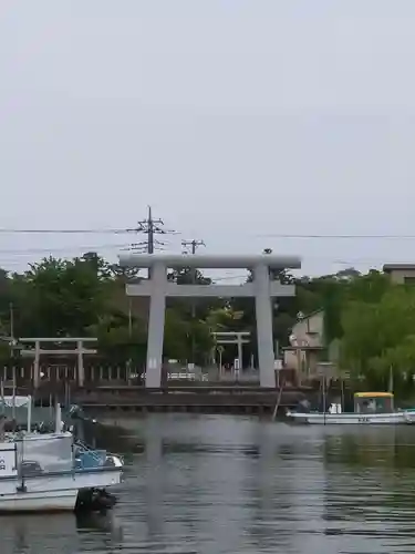 息栖神社の鳥居