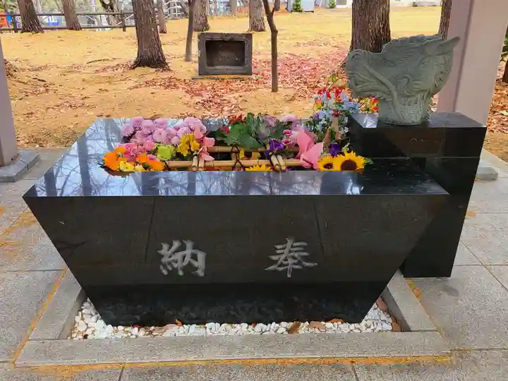 大谷地神社の手水舎