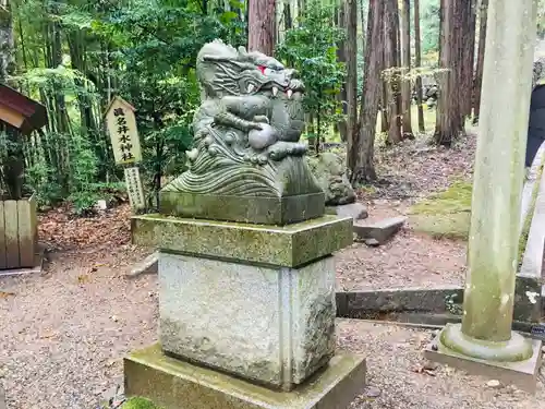 眞名井神社（籠神社奥宮）の狛犬