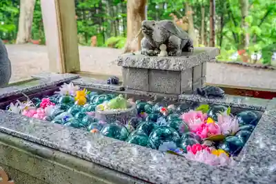 尻岸内八幡神社の手水舎