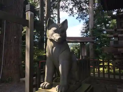 武蔵御嶽神社の狛犬