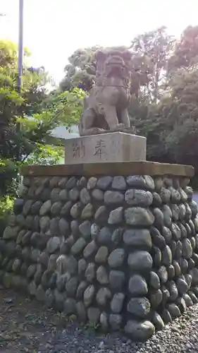 神戸大井神社の狛犬