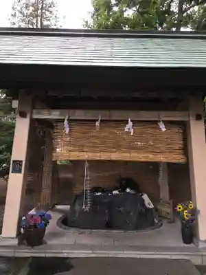 厚別神社の手水舎