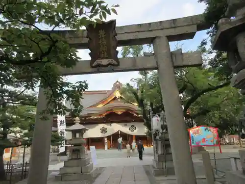 岸城神社の鳥居