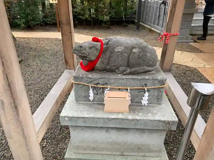 木田神社の狛犬