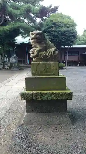 駒留八幡神社の狛犬