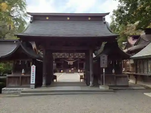 水戸八幡宮の山門・神門