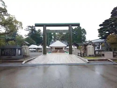 石川護國神社の鳥居