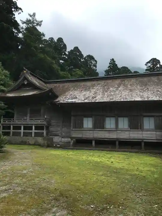 大神山神社奥宮の本殿・本堂