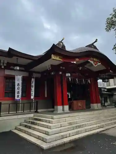 旗岡八幡神社の本殿・本堂
