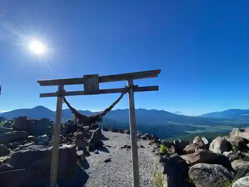 車山神社の鳥居