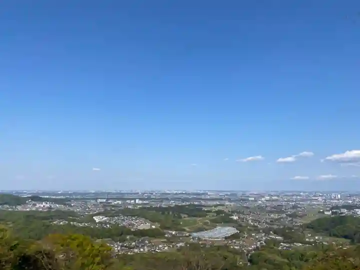 白山神社の景色