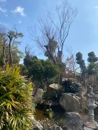 生國魂神社の庭園