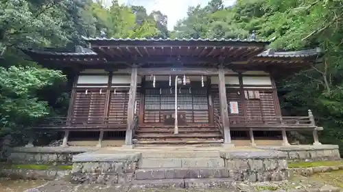 黒戸奈神社の本殿・本堂
