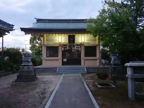 八幡社の本殿・本堂