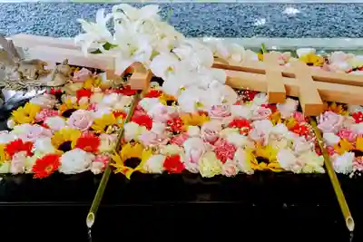 帯廣神社の手水舎