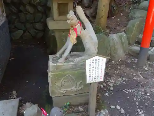 白笹稲荷神社の狛犬