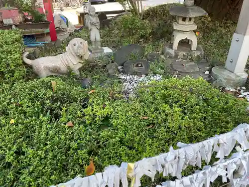 居木神社の庭園