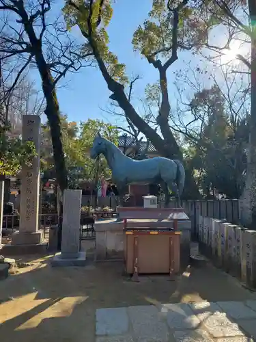 石切劔箭神社の像