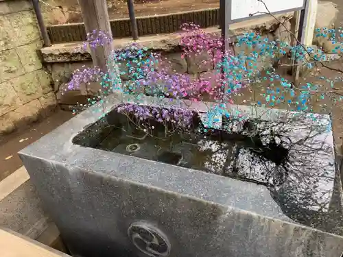 鶴嶺八幡宮の手水舎