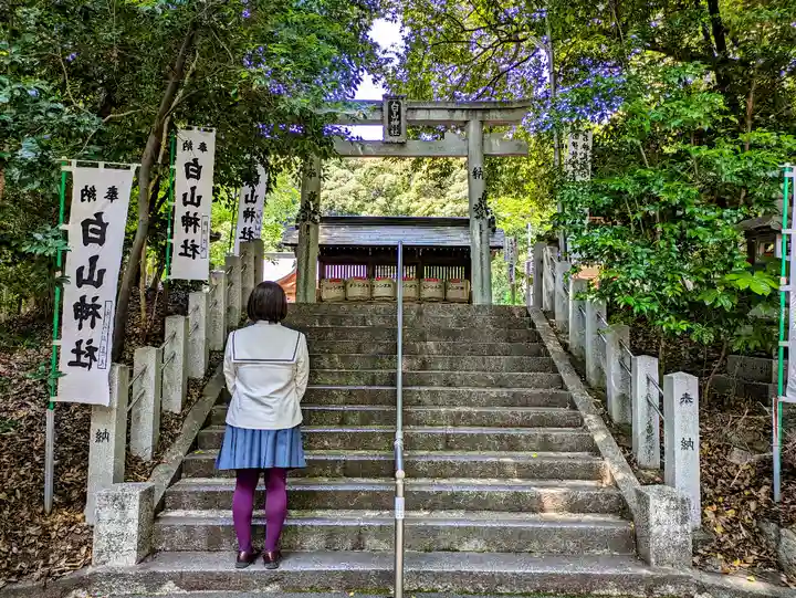 白山神社の鳥居