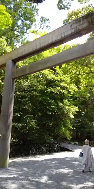 伊勢神宮内宮(皇大神宮)の鳥居