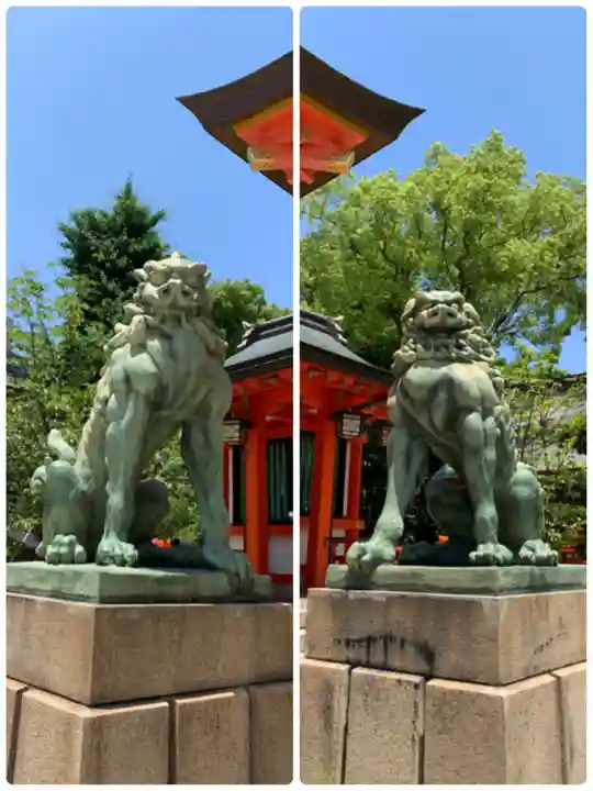 生田神社の狛犬