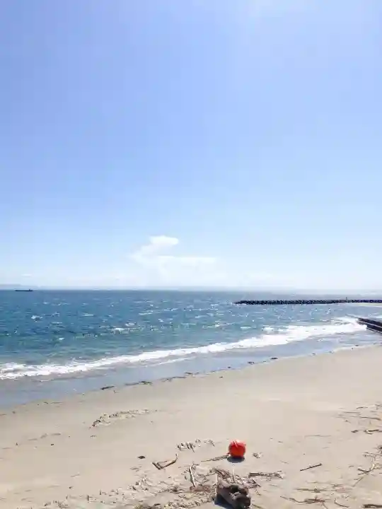 つぶてヶ浦鳥居(伊勢神宮遥拝所)の景色