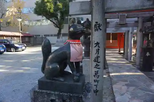 警固神社の狛犬