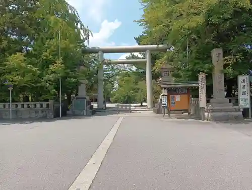 富山縣護國神社の鳥居