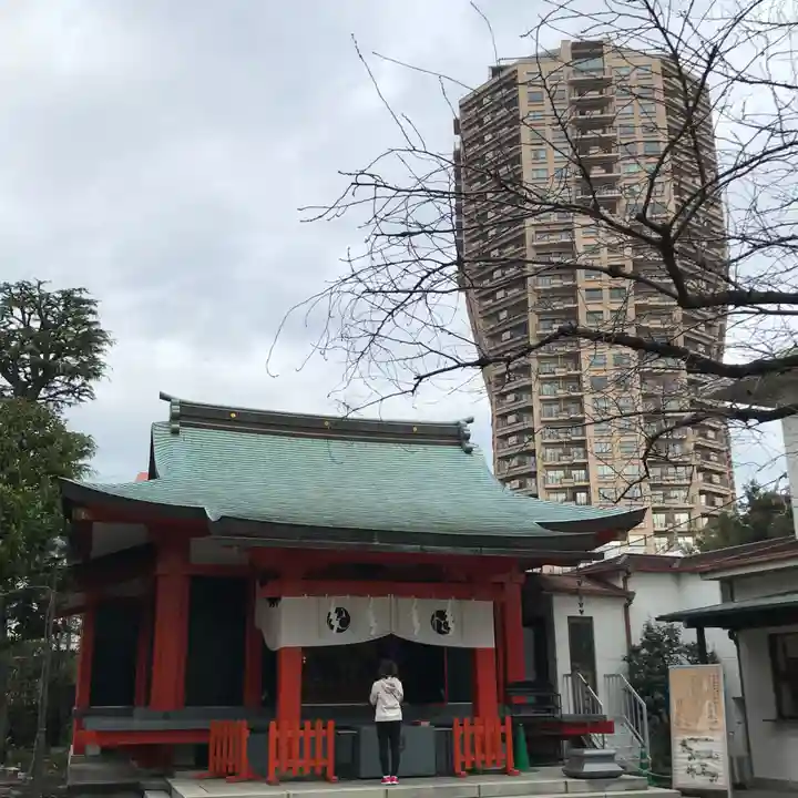 麻布氷川神社の本殿・本堂