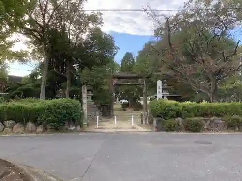 笠原神明宮の鳥居