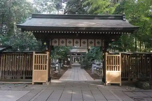 駒木諏訪神社の山門