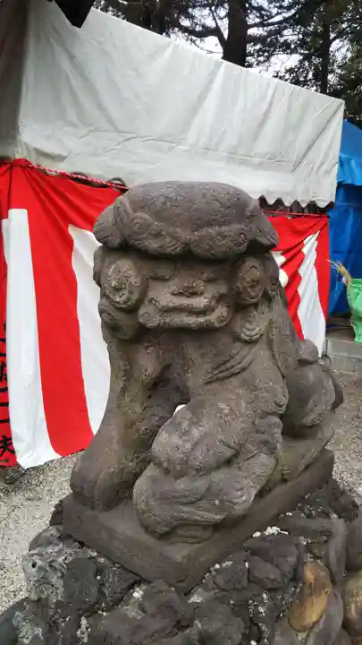 寒川神社の狛犬