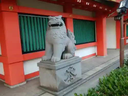 千葉神社の狛犬