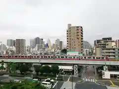 品川神社の景色