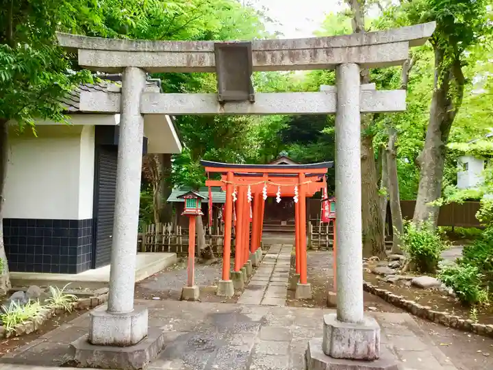 瘡守稲荷神社(妙正寺境内社)の鳥居