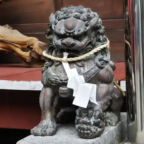 有明温泉神社の狛犬