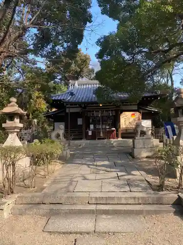 安居神社の本殿・本堂