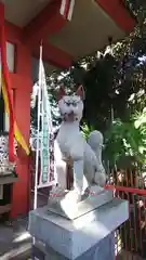 笠䅣稲荷神社の狛犬