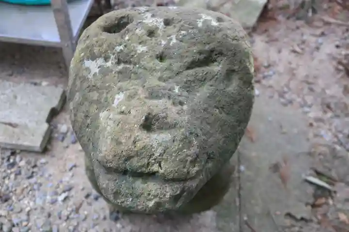 阿久津「田村神社」(郡山市阿久津町)旧社名:伊豆箱根三嶋三社の狛犬